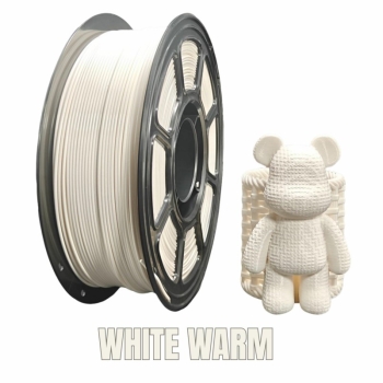 Filament PLA 1,75 mm biały ciepły 1 kg Quantec
