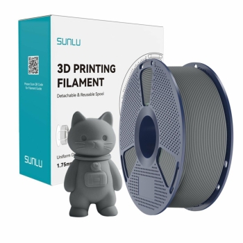 Filament PLA Classic 1,75 mm szary 1 kg SUNLU