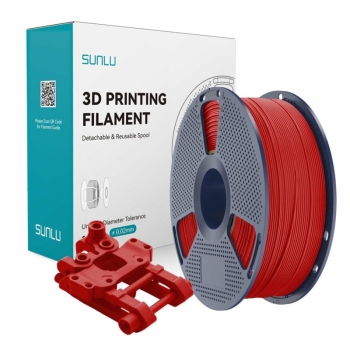 Filament ABS 1,75 mm czerwony 1 kg SUNLU