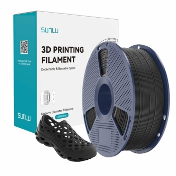 Filament TPU 95A 1,75 mm czarny 1 kg SUNLU